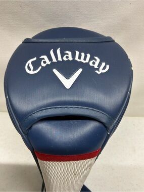 Callaway Big Bertha Fairway Wood Head Cover White Blue Used